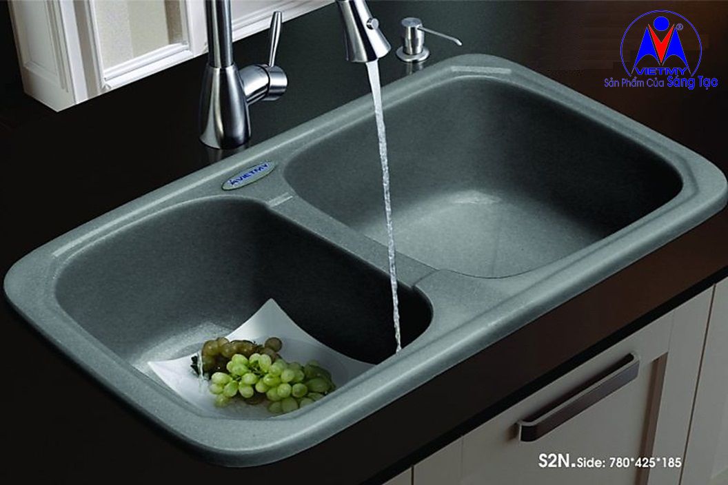 Chậu chén đá nhân tạo Việt Mỹ S2N